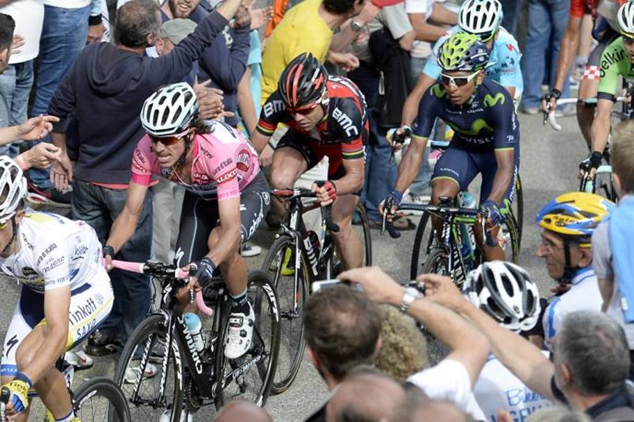 In battaglia contro Uran e Quintana al Giro 2014 (AP)